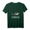 Damen Cartoon Megalodon T-Shirt mit V-Ausschnitt - Cooles Geschenk für Hai-Liebhaber und Megalodon-Fans
