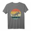 Retro Hai Haifisch Hammerhai T-Shirt – Cooles Geschenk für Hai Fans, Taucher & Surfer zu Weihnachten & Geburtstag