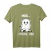 Moo I Mean Boo Lustiges Geist Kuh Kuhflecken Halloween T-Shirt für Männer, Frauen, Kinder – Perfekt für Halloween Partys