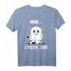Moo I Mean Boo Lustiges Geist Kuh Kuhflecken Halloween T-Shirt für Männer, Frauen, Kinder – Perfekt für Halloween Partys