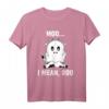 Moo I Mean Boo Lustiges Geist Kuh Kuhflecken Halloween T-Shirt für Männer, Frauen, Kinder – Perfekt für Halloween Partys