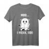 Moo I Mean Boo Lustiges Geist Kuh Kuhflecken Halloween T-Shirt für Männer, Frauen, Kinder – Perfekt für Halloween Partys