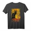 Vintage schwarze Katze Tour du Chat Noir T-Shirt für Halloween, Paris-Liebhaber, Tier- und Katzenfans, Damen, Herren & Kinder