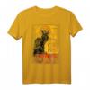 Vintage schwarze Katze Tour du Chat Noir T-Shirt für Halloween, Paris-Liebhaber, Tier- und Katzenfans, Damen, Herren & Kinder