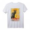 Vintage schwarze Katze Tour du Chat Noir T-Shirt für Halloween, Paris-Liebhaber, Tier- und Katzenfans, Damen, Herren & Kinder