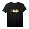 HapFrog T-Shirt - Boo! Es ist Halloween! Gruseliges Geist, Spinnen und Gespenster Design für Halloween-Partys