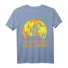 Lustiges Halloween T-Shirt mit Vollmond, Hexe, Fledermaus, Skelett & Kürbis - Perfekt für Partys, Kostüme & Dekorationen