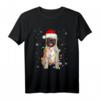 Weihnachtspyjama mit Weihnachtsmann-Motiv und Mops – Lustiges Familienoutfit für Weihnachten, Neujahr, Halloween und Geburtstag