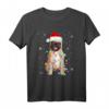Weihnachtspyjama mit Weihnachtsmann-Motiv und Mops – Lustiges Familienoutfit für Weihnachten, Neujahr, Halloween und Geburtstag