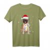 Weihnachtspyjama mit Weihnachtsmann-Motiv und Mops – Lustiges Familienoutfit für Weihnachten, Neujahr, Halloween und Geburtstag