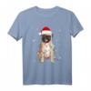 Weihnachtspyjama mit Weihnachtsmann-Motiv und Mops – Lustiges Familienoutfit für Weihnachten, Neujahr, Halloween und Geburtstag