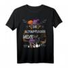 Altenpfleger Hexe auf Hexen-Besen mit Katze Damen T-Shirt – Lustiges Halloween Design & Geschenkidee für die nächste Party