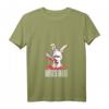 Damen HapFrog Halloween T-Shirt mit Hasenmotiv - Böses Hasi Gruseliges Geschenk für Kostüm und Party