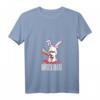 Damen HapFrog Halloween T-Shirt mit Hasenmotiv - Böses Hasi Gruseliges Geschenk für Kostüm und Party