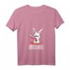 Damen HapFrog Halloween T-Shirt mit Hasenmotiv - Böses Hasi Gruseliges Geschenk für Kostüm und Party