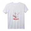 Damen HapFrog Halloween T-Shirt mit Hasenmotiv - Böses Hasi Gruseliges Geschenk für Kostüm und Party