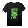 Satanische Katze Purr Evil T-Shirt mit Pentagramm für Halloween, Gothic & Metal Fans – Lustiges Geschenk für Katzen- und Satanismus-Liebhaber