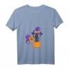 Süßes Halloween Katze Hexe T-Shirt mit V-Ausschnitt – Liebevolles Geschenk für Katzen- und Halloween-Fans, perfekt für Geburtstag, Weihnachten oder als Kostümalternative