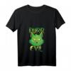 Damen Satanische Katze T-Shirt mit Pentagramm & V-Ausschnitt – Gruseliges Halloween Outfit, Gothic Geschenk für Katzen- und Okkultismusfans