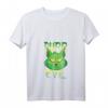 Damen Satanische Katze T-Shirt mit Pentagramm & V-Ausschnitt – Gruseliges Halloween Outfit, Gothic Geschenk für Katzen- und Okkultismusfans