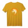 Japan Spitz Hunde-Silhouette Mond Halloween T-Shirt – Gruseliges Design für Hundehalter und Tierliebhaber, ideales Geschenk für Halloween