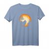 Japan Spitz Hunde-Silhouette Mond Halloween T-Shirt – Gruseliges Design für Hundehalter und Tierliebhaber, ideales Geschenk für Halloween