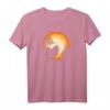 Japan Spitz Hunde-Silhouette Mond Halloween T-Shirt – Gruseliges Design für Hundehalter und Tierliebhaber, ideales Geschenk für Halloween