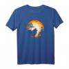 Japan Spitz Hunde-Silhouette Mond Halloween T-Shirt – Gruseliges Design für Hundehalter und Tierliebhaber, ideales Geschenk für Halloween