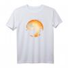 Japan Spitz Hunde-Silhouette Mond Halloween T-Shirt – Gruseliges Design für Hundehalter und Tierliebhaber, ideales Geschenk für Halloween