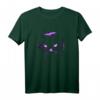 Cool Halloween T-Shirt mit Lila Katze und Hexen-Motiv – Perfekt für Katzenliebhaber, Hexen & Halloween-Partys