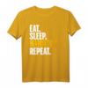 Eat Sleep Hamilton Repeat Shirt – Perfektes Hamilton Merchandise Geschenk für Fans, Lehrer und Studenten