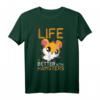 Life Is Better With Hamsters - Lustiges Hamster Haustier T-Shirt für Hamsterliebhaber, Papa & Mama Geschenkideen