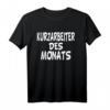 Kurzarbeit T-Shirt mit Spruch 'Kurzarbeit Kurzarbeiter Systemrelevant Hamsterkauf Hamstern' – Humorvolles Shirt für Arbeitnehmer und Hamsterkäufer