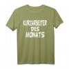 Kurzarbeit T-Shirt mit Spruch 'Kurzarbeit Kurzarbeiter Systemrelevant Hamsterkauf Hamstern' – Humorvolles Shirt für Arbeitnehmer und Hamsterkäufer