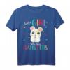 Just A Girl Who Loves Hamster-Shirt - Süßes Tierliebhaber-Shirt für Mädchen und Frauen, ideales Geschenk für Hamsterfans zu Weihnachten, Geburtstag, Muttertag und mehr