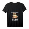 Damen T-Shirt mit Spruch 'Bevor Du Fragst Nein' – Lustiges Hamster Motiv für Tierliebhaberinnen