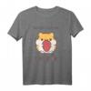 Süßes Hamster T-Shirt mit Zwerg Hamster & Erdbeere – Kawaii Haustiermode für Hamsterbesitzer & Tierliebhaber