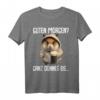 Hamster Guten Morgen Ganz Dünnes Eis - Lustiges Kaffee T-Shirt für Morgenmuffel und Frühaufsteher