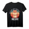 Bevor du fragst Nein Lustiges Retro Hamster T-Shirt – Zyniker, Sarkasmus & Ironie Geschenk für Geburtstage & Weihnachten