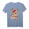 Hamster Rentier Weihnachts T-Shirt - Lustiges Tiermotiv für Weihnachten, Geschenk für Familie, Freunde und Tierliebhaber