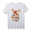 Hamster Rentier Weihnachts T-Shirt - Lustiges Tiermotiv für Weihnachten, Geschenk für Familie, Freunde und Tierliebhaber