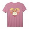 Niedliches Hamster-Design im Retro-Herzform - Vintage T-Shirt, perfekt als Weihnachts- oder Geburtstagsgeschenk