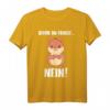 Bevor du fragst... Nein - Lustiges Hamster & Meerschwein T-Shirt für Damen & Herren - Perfekt als Geburtstags- oder Weihnachtsgeschenk