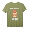 Bevor du fragst... Nein - Lustiges Hamster & Meerschwein T-Shirt für Damen & Herren - Perfekt als Geburtstags- oder Weihnachtsgeschenk
