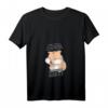 Damen Thinking About My Hamster Cooler Nager T-Shirt mit V-Ausschnitt – Witziges Geschenk für Hamsterliebhaber & Nagetierfans