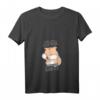 Damen Thinking About My Hamster Cooler Nager T-Shirt mit V-Ausschnitt – Witziges Geschenk für Hamsterliebhaber & Nagetierfans