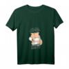 Damen Thinking About My Hamster Cooler Nager T-Shirt mit V-Ausschnitt – Witziges Geschenk für Hamsterliebhaber & Nagetierfans