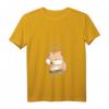 Damen Thinking About My Hamster Cooler Nager T-Shirt mit V-Ausschnitt – Witziges Geschenk für Hamsterliebhaber & Nagetierfans