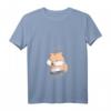Damen Thinking About My Hamster Cooler Nager T-Shirt mit V-Ausschnitt – Witziges Geschenk für Hamsterliebhaber & Nagetierfans