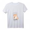 Damen Thinking About My Hamster Cooler Nager T-Shirt mit V-Ausschnitt – Witziges Geschenk für Hamsterliebhaber & Nagetierfans